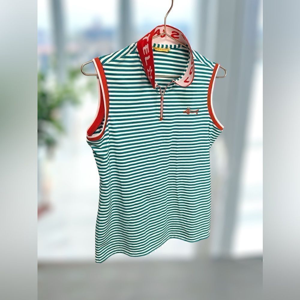 Louis Castel Golf 3/4 Zip Top Tank Vest Size 100 NWOT - Picture 2 of 15
